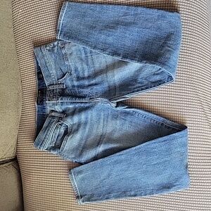 Lucky Brand stretch denim ankle jeans size 4/27 missing button